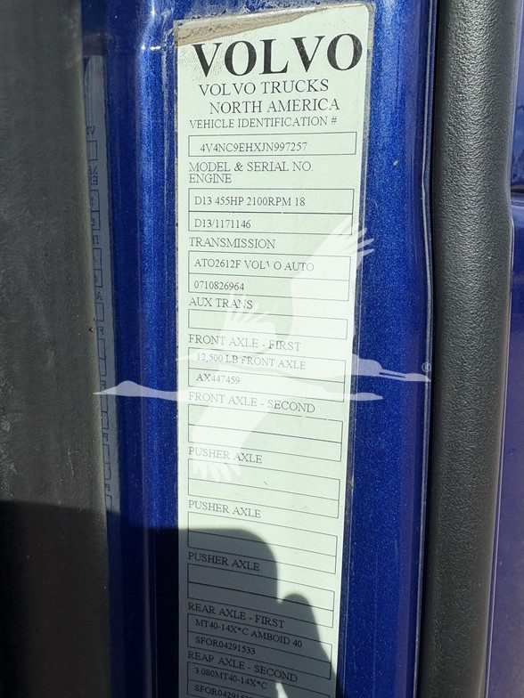 2018 VOLVO VNL42860 10025269592 2018 VOLVO VNL42860 10025269592